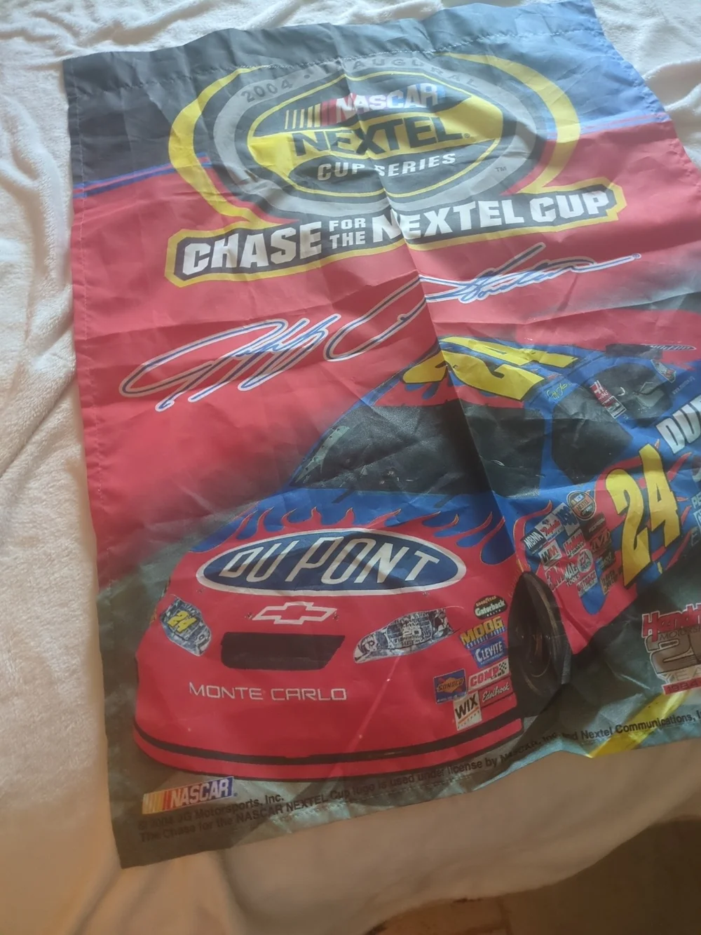 Two Jeff Gordon NASCAR Racing Flag - Multicolor 2004